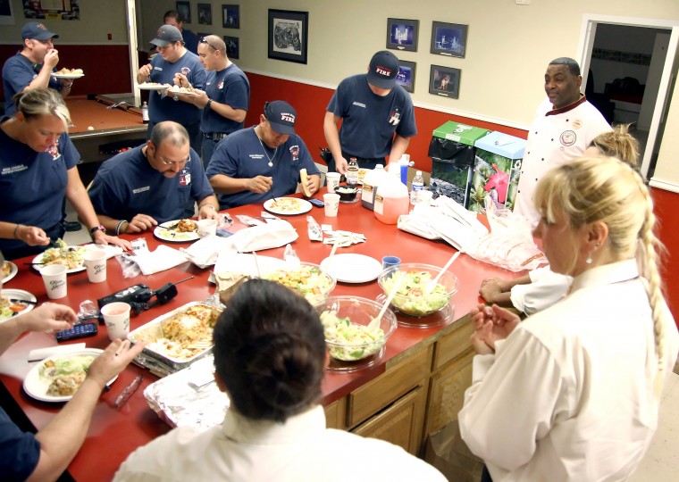 Olive Garden Feeds Firefighters/Emergency Personnel